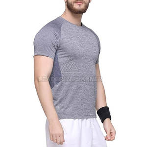 Diseña tu propio logotipo, camiseta de gimnasio estampada de algodón 100% de corte holgado para hombre, camisetas de gimnasio casuales para hombre de primera calidad - Product Image 3
