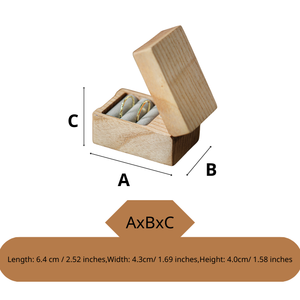 Boîte à bague de fiançailles, boîte à alliances, boîte de demande en mariage, boîte à alliances pour le porte-alliances, boîte à alliances en bois, boîte à alliances pour anniversaire - Product Image 4