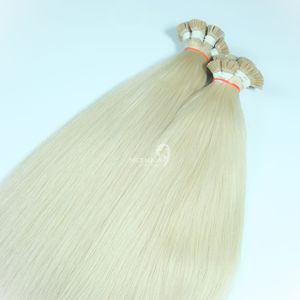 ผมต่อสีบลอนด์ตรงปลายแบน Remy สำหรับต่อผม2025 - Product Image 3