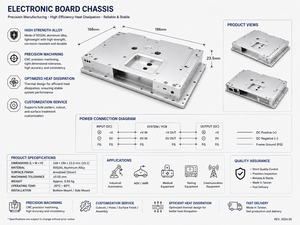 Boîtier de jonction en aluminium anodisé pour panneaux de commande électriques 5052AL, boîtier électronique - Product Image 5