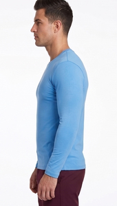 Chemise de travail pour hommes, sous-vêtement de base à manches longues, en tissu polyester tricoté - Product Image 4