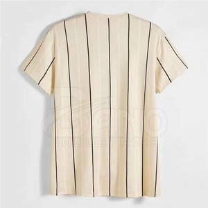 เสื้อยืดผู้ชายคุณภาพสูง ผ้าฝ้าย 100% สีและขนาดตามสั่ง ระบายอากาศได้ดี ผ้าแคนวาส สวมใส่สบายๆ - Product Image 2