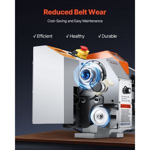 Tornio da banco di precisione 1250W brushless per metalli, 8.7 x 39 pollici, avanzamento automatico, 0-2500 RPM, per metallurgia - Product Image 3