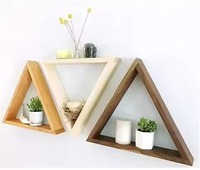 Étagères murales en bois massif au design simple et à prix abordable pour le rangement et la décoration intérieure