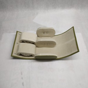 Boîtes de rangement pour montres en cuir PU pour femmes, sacs à bijoux rigides, sûrs et durables, pour événements promotionnels et cadeaux, en cuir végétalien - Product Image 3