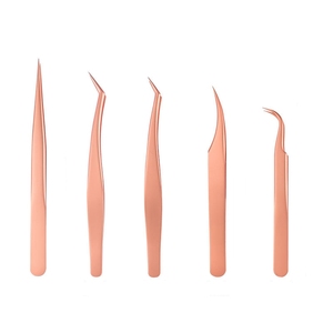 Factory Direct Sale Beginner's Tool Grafting Eyelash Tweezers Straight Head False Eyelash Tweezers - Product Image 2