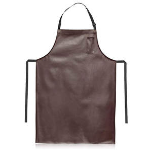Tablier en cuir durable de qualité supérieure, tablier de taille en cuir avec poches utilitaires, tablier de chef réglable et robuste - Product Image 1