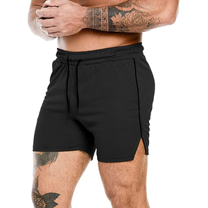 Shorts de sport respirants de haute qualité, couleur unie, avec poches latérales, cordon de serrage, shorts d'été pour hommes, personnalisables - Product Image 6