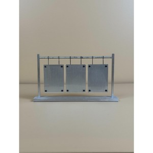 Aluminum Alloy Rectangle Mirror <b>Frame</b> Durable Metal Stand Tabletop Display Rack - Product Image 2