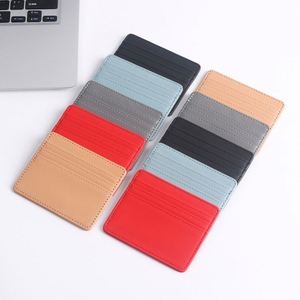 Tarjetero de Cuero PU Ultrafino de Gran Capacidad con Múltiples Ranuras para Tarjetas, Producto Pequeño y Exquisito al por Mayor - Product Image 2