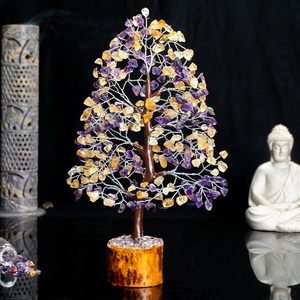 Árbol de Cristal de Magnesia Natural Hecho a Mano, Gema Religiosa Duradera para Decoración del Hogar, Regalo, Venta al por Mayor - Product Image 3