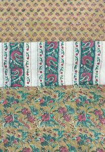 Tela de algodón estampada Sanaganeri, suave, premium, ligera, estampada a mano, lista para exportación a granel, proveedor mayorista. - Product Image 5