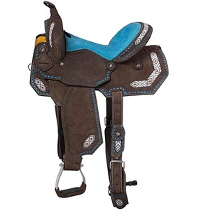 Selles de cheval de course et de saut en cuir véritable de qualité supérieure 2026, disponibles en plusieurs couleurs et tailles, style western - Product Image 3