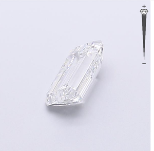 Diamante Cultivado en Laboratorio con Certificación IGI, Corte Esmeralda de 0.98 CT, Color D, Claridad VVS2, CVD LG 774620993, ROYAL GEMS, para Joyería - Product Image 4