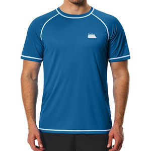 Camisetas de Compresión de Secado Rápido Ecológicas al por Mayor 2026, de Spandex/Poliéster, Transpirables, de Manga Corta para Correr y Trotar - Product Image 1