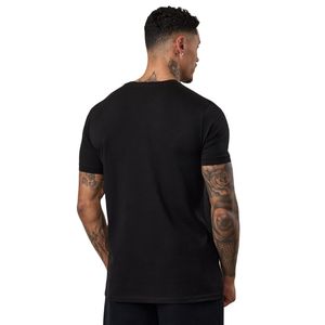 Men’s Black Essential Jersey T Shirt Short Sleeve Breathable Lightweight Athletic Workout Running Fitness Gym Casual Sportswear - Product Image 2
