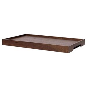 Modern Eco-Friendly Wooden Serving <b>Tray</b> <b>Handles</b> Rectangle Shape Customizable for Home Hotels Handmade Polished Finish - Product Image 2