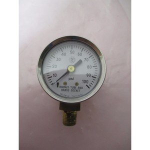 เครื่องวัดความดัน AMAT 3310-01259 ขนาด 1.5 นิ้ว เส้นผ่านศูนย์กลาง 0-100PSI - อุปกรณ์และอะไหล่เซมิคอนดักเตอร์ระดับโลกที่เชื่อถือได้ - Product Image 3
