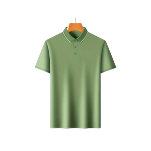 Polo de Primera Calidad para Hombre, Color Sólido, Transpirable, Mezcla de Algodón, Manga Corta, Camiseta Casual de Golf, Logotipo Personalizado, Proveedor Mayorista - Product Image 1