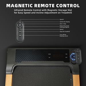 Tapis Roulant Portatile Compatto con Inclinazione del 6% per Casa e Ufficio, Design Verticale - Product Image 4