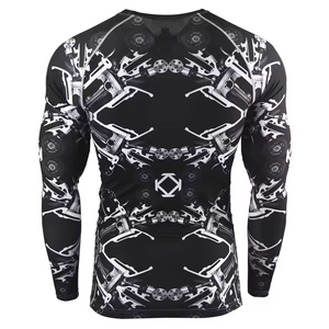 Haut de compression respirant à manches longues pour homme, idéal pour le sport, la gym, le surf et la natation – Qualité supérieure - Product Image 4