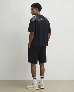 Ensemble Jogging Streetwear Personnalisé avec Broderie Intégrale OEM pour Hommes, T-shirt d'été et Short Assorti, Ensemble 2 Pièces - Product Image 2