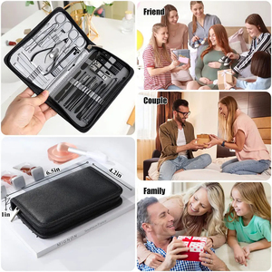 Wholesale <b>Nail</b> Clipper Set With All Manicure Tools Stylish Manicure Kit Manicure Set Professional <b>Nail</b> Clippers Kit - Product Image 5