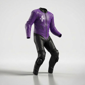 ชุดมอเตอร์ไซค์หนังแท้สำหรับแข่งรถ ฤดูหนาว แบบสั่งทำพิเศษ คุณภาพพรีเมียม ดีไซน์ทันสมัยสำหรับผู้ชาย รุ่นล่าสุด - Product Image 4