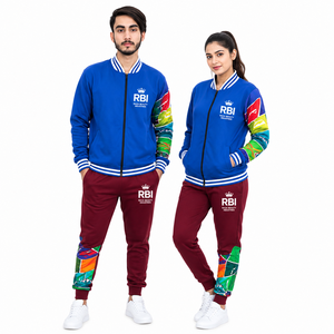 Conjunto Deportivo de 2 Piezas Personalizado, 100% Algodón, Ligero, Ecológico, Felpa, Unisex, Cálido, Transpirable y Elástico - Product Image 1