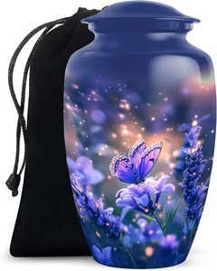 Urna Funeraria de Aluminio Grande, Clásica y Elegante, de Excelente Calidad, para Cenizas de Adultos, Decorativa y Conmemorativa - Product Image 2