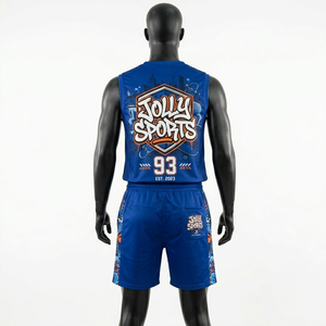 Conjunto de Camiseta sin Mangas y Pantalones Cortos para Hombre, 180 GSM, Poliéster Interlock Premium, con Estampado por Sublimación - Product Image 5