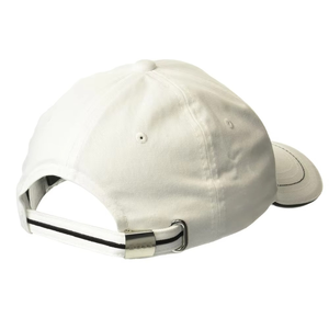 หมวกแก๊ปแบบ Snapback 6 แผง สีขาวล้วน ผ้าฝ้าย ปรับขนาดได้ สไตล์ลำลอง สำหรับผู้ใหญ่ ขอบหมวกสีตัดกัน - Product Image 5