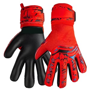 Breathable Soccer Football Goalkeeper <b>Gloves</b> Embossed Latex Palm Anti Slip <b>Grip</b> Palm Elastic Cuff Support Football <b>Gloves</b> - Product Image 6