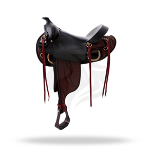 Selle de randonnée Western Cordura, équipement d'équitation - Product Image 1