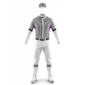 Customized Outdoor Training Gear Digital Printed Matching Set Sublimation Baseball & Softball Uniform Sets For Adults Wear - Product Image 2
