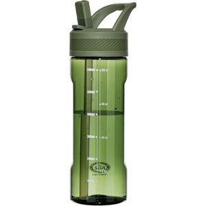 Borraccia Verde Militare in Tritan Senza BPA con Cannuccia, Design Anti-Perdita per Casa, Scuola, Viaggi, Promozione Articoli per Bere - Product Image 1