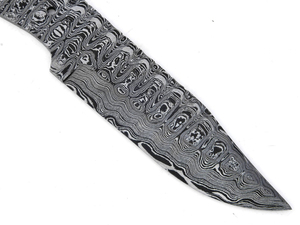 Cuchillo de caza y camping hecho a mano de 8 pulgadas, de acero de Damasco, con punta de gota, línea negra, nuevo diseño, cuchillo de chef de bolsillo, OEM ODM, para uso en cocina - Product Image 6