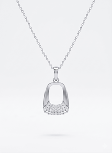 Collier pendentif diamant, bijoux de luxe pour femme, bijoux de fiançailles, bijoux à porter au quotidien, diamants naturels et de laboratoire - Product Image 3