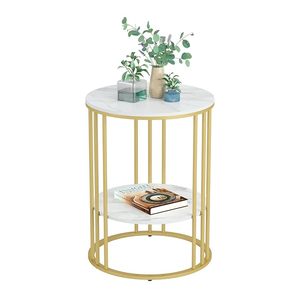 Minimalist Accent Metal Side <b>Table</b> For Apartment Furniture Living Room And Stylish Bedroom Arrangement - Product Image 4