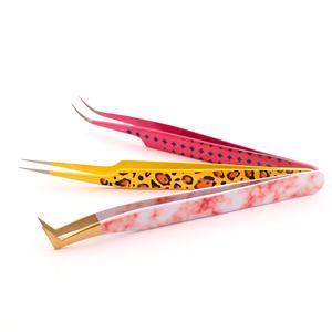 Pince à épiler polyvalente fabriquée à la main, pointe parfaitement alignée pour une épilation précise, vous permettant de supprimer sans effort les faux cils - Product Image 2