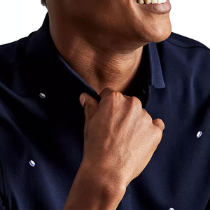 Polos de Manga Corta Personalizados para Hombre de la Mejor Calidad, con Botones, 100% Algodón, Ropa Casual, Impresión Personalizada o Logotipo Bordado - Product Image 6
