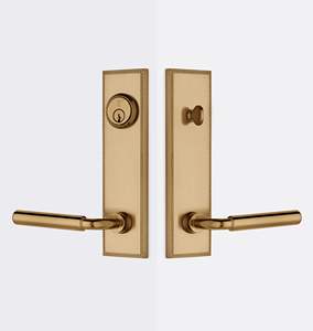 Manija de Doble Palanca en Color Bronce Acero, de Moda, para Hogar, Hotel, Restaurante, Personalizable con Herrajes de Pasaje y Privacidad - Product Image 3