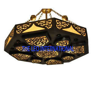 Lustre de luxe postmoderne en métal doré pour entrée de villa, salon, éclairage LED long pour mariage, idéal pour plafonds hauts - Product Image 6