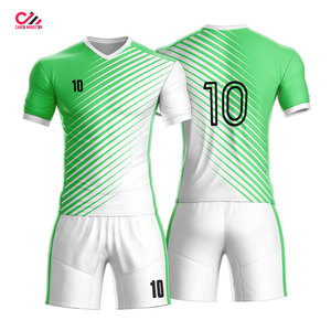 เสื้อฟุตบอลแบบใหม่ ออกแบบเองได้ ผลิตจากโพลีเอสเตอร์ 100% รับผลิตแบบ OEM ชุดฝึกซ้อมทีมฟุตบอลสำหรับขาย - Product Image 5