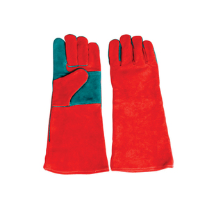 TIG MIG Welding Goatskin Fleece Lined Breathable/Comfortable Straight Thumb Anti-Smash Molten Metal Splash Test <b>Type</b> High <b>Gloves</b> - Product Image 4