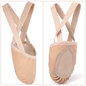 Zapatos de Ballet Ligeros Personalizados para Mujeres, Hombres y Niños, Suela de Lona y Cuero Suave, Calzado de Danza Directo de Fábrica OEM, Venta al Por Mayor - Product Image 3