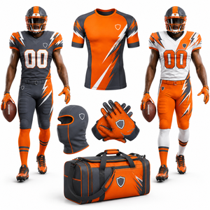 Conjunto de Uniforme de Fútbol Americano Personalizado, Sublimado, Transpirable, Ajustado, Uniforme Masculino 100% Poliéster para Todas las Temporadas - Product Image 5