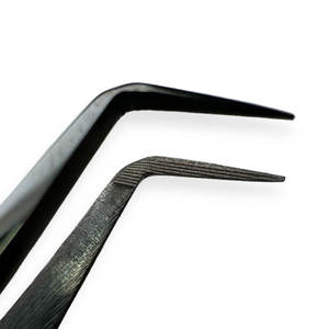 Pinces à cils professionnelles en acier inoxydable pour extensions de cils, pinces pointues - Product Image 6