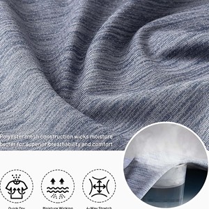 Men's Blue Short <b>Sleeve</b> Polo Shirt Solid Color Casual Knitted Quick Dry Pocket Design Regular Fit - Product Image 3
