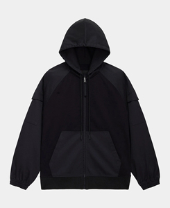 Men's Winter Breathable Activewear Tops 300g Fabric Weight Digital Printing Solid Dyed Polyester/Cotton <b>Zipper</b> <b>Hoodie</b> Customized - Product Image 1